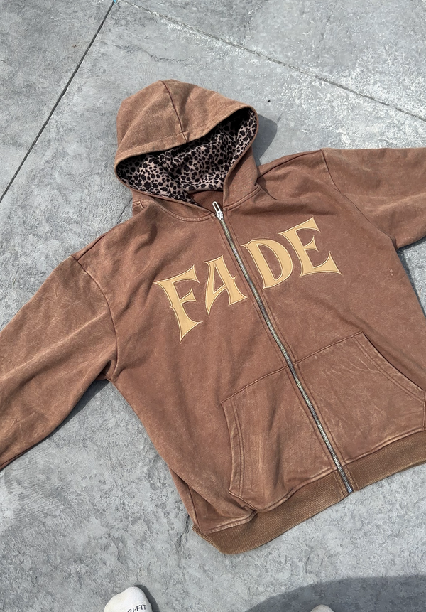 F4DE Leopard Zip Ups