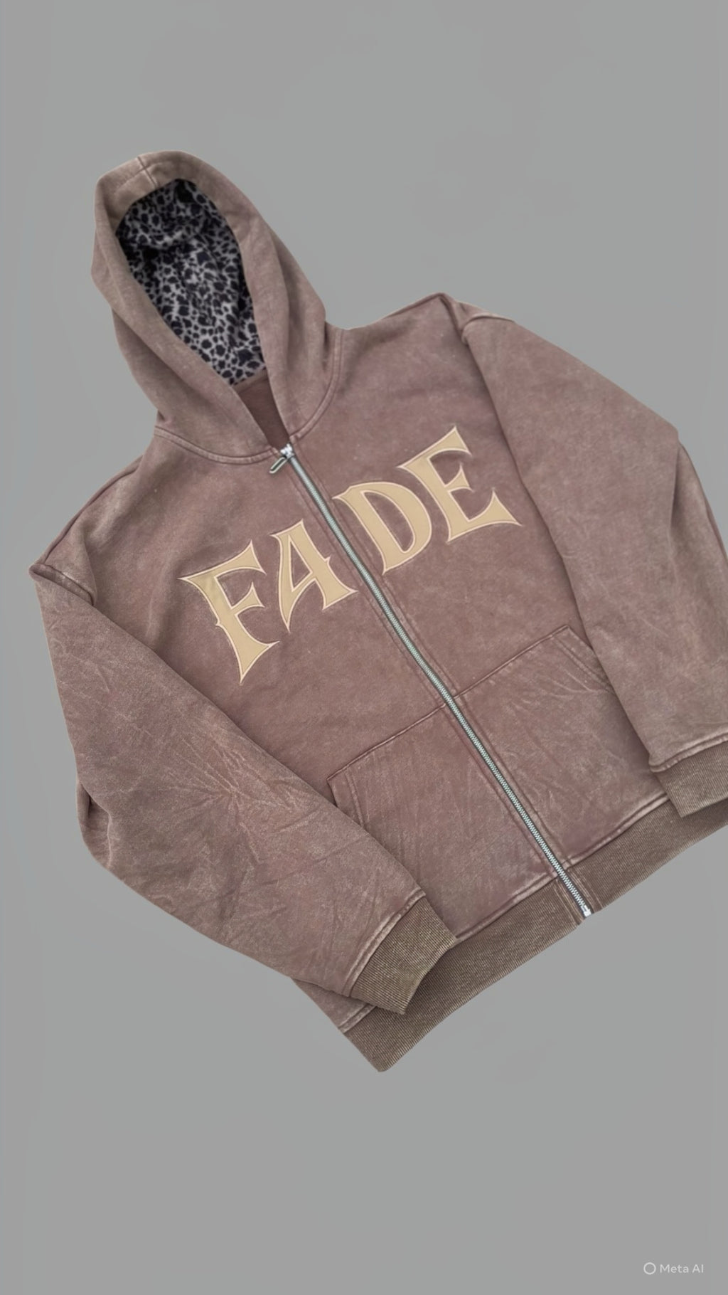 F4DE Leopard Zip Ups